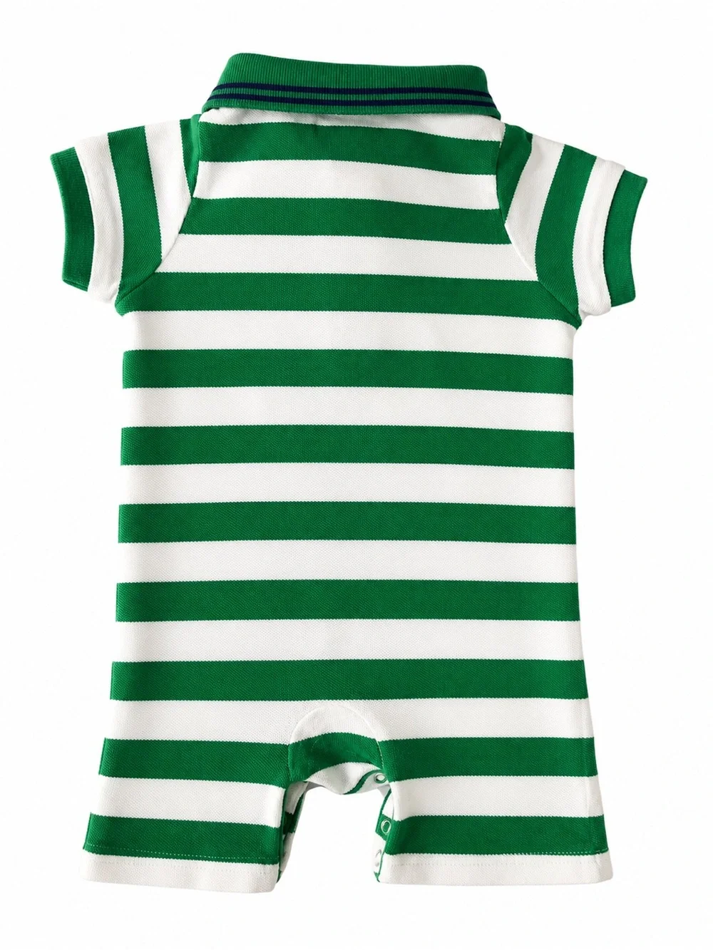 Ralph Lauren Green & White Short Sleeved Romper size 9 months